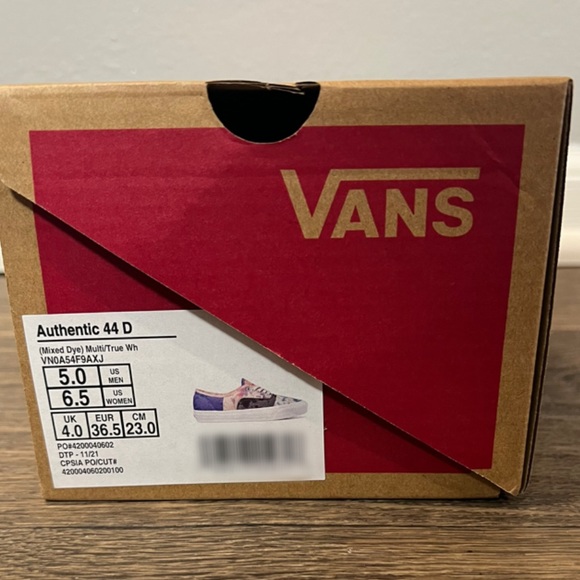 *NEW* Vans Authentic style Tie Dye Sneaker - Picture 5 of 7